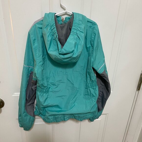 London Fog Zip-Front Rain Kids Jacket Girls 10/12 M - Picture 6 of 11